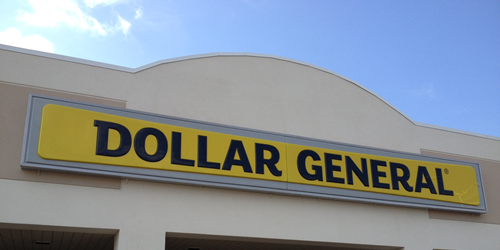 Dollar Store Exterior Signage