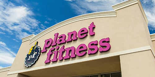 Planet Fitness Exterior Signage